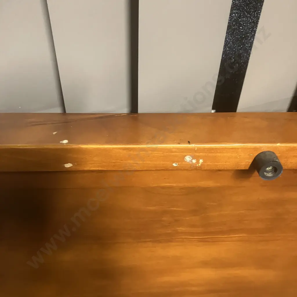 Rimu Coloured 112 x 168.5cm Wooden Headboard Image 1++