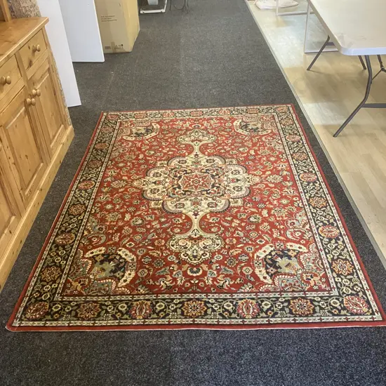 Floor Rug - Reds / Blues / Whites. 170 x 230cm