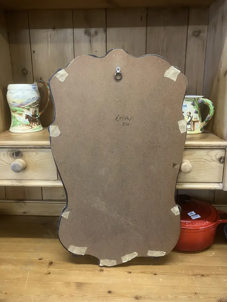 Ornate Gilt Wall Mirror. 61 x 36.5cm Image 1++