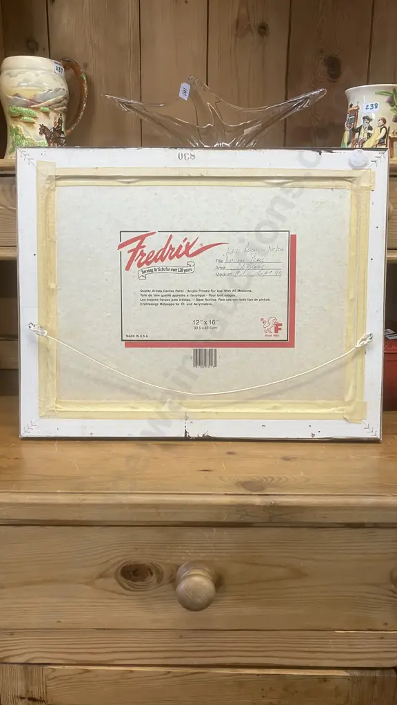 N N Glass 'Autumn Peace' Lake Rotoiti - Nelson '89 Framed Oil Painting, Signed. 38 x 48cm Image 1++