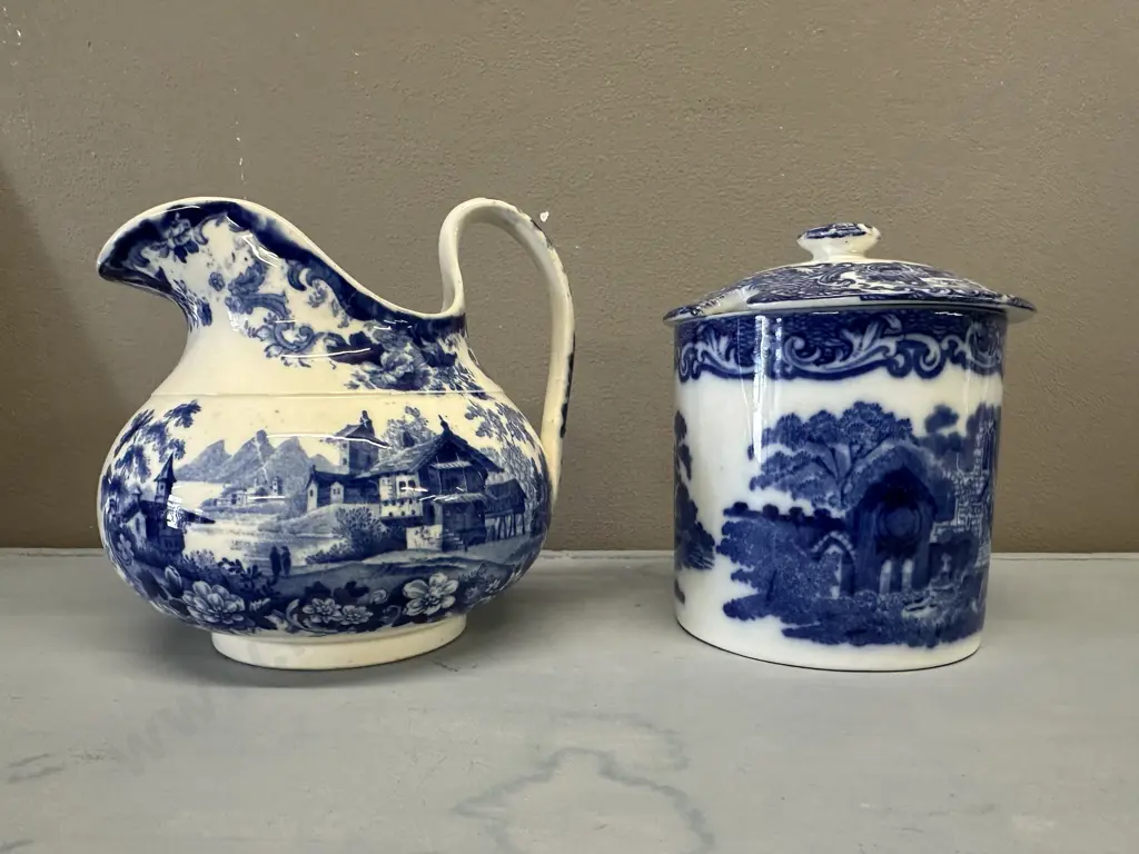 English Blue & White Items Including G.Jones & Sons, Abbey Etc Image 1++