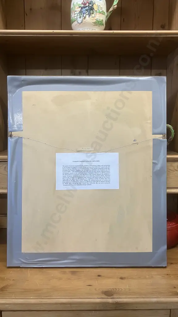 Framed & Glazed F&R Print 'Regency Days' Leonard Campbell Taylor. 64 x 53cm Image 1++