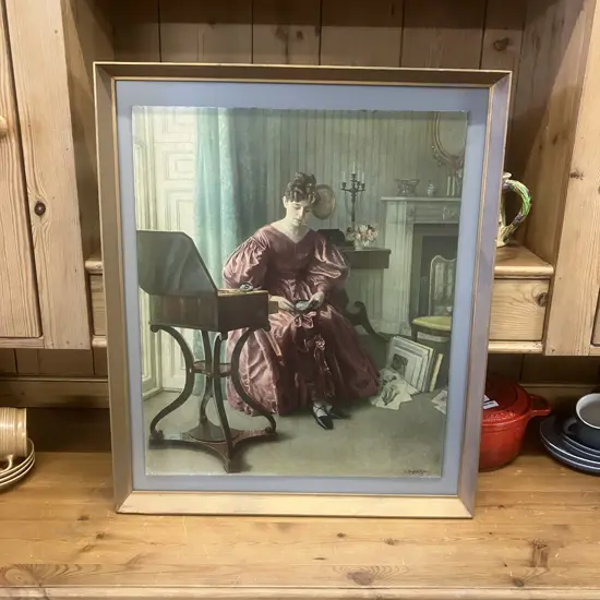 Framed & Glazed F&R Print 'Regency Days' Leonard Campbell Taylor. 64 x 53cm