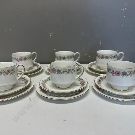 Vintage Paragon 'Belinda' Trios x6