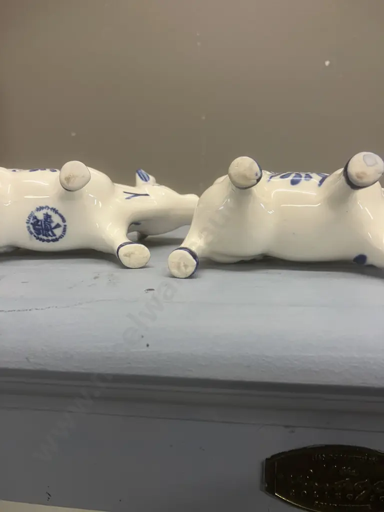 Vintage Delft Cow Creamers & Jersey Cow Creamer Image 1++