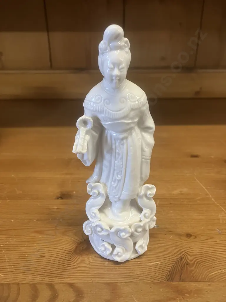 Chinese Blanc De Chine Porcelain Figural Group of the Eight Immortals. H16cm Image 1++