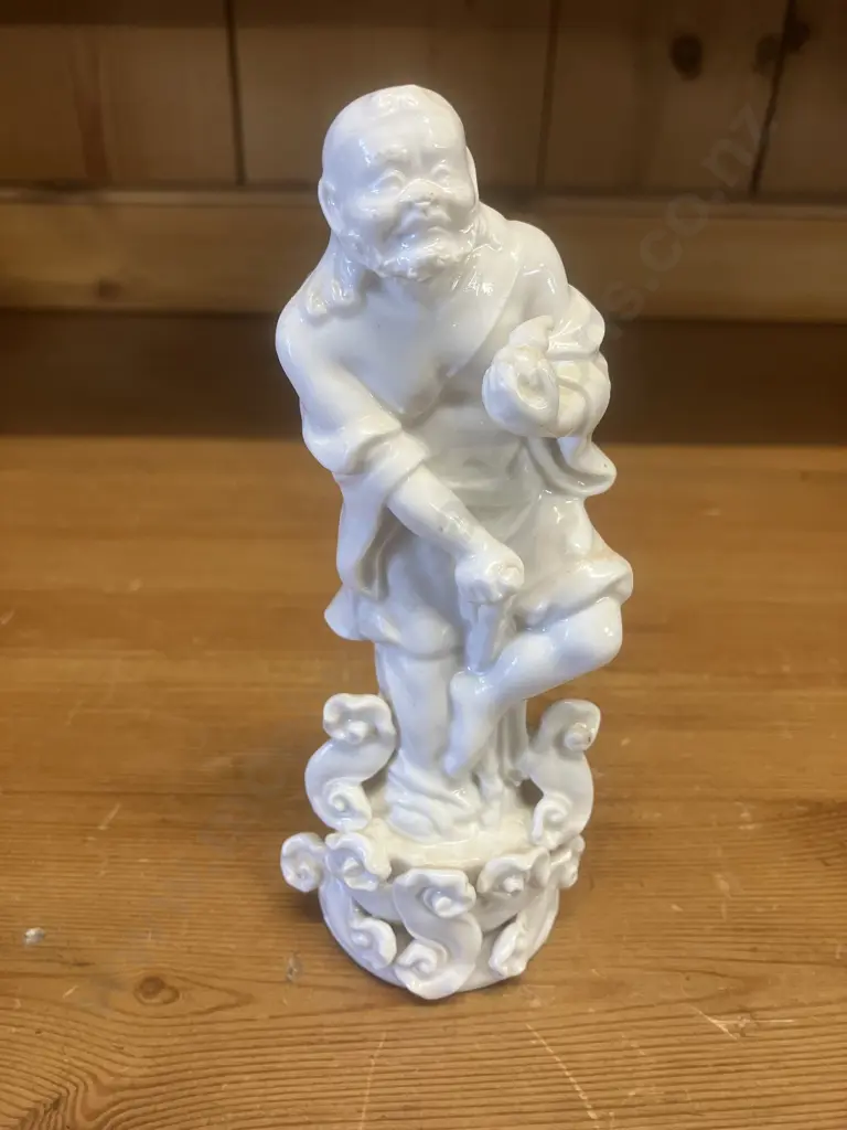 Chinese Blanc De Chine Porcelain Figural Group of the Eight Immortals. H16cm Image 1++