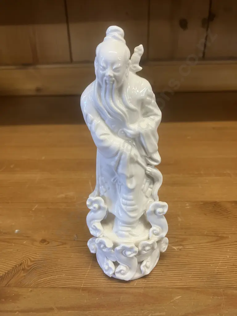 Chinese Blanc De Chine Porcelain Figural Group of the Eight Immortals. H16cm Image 1++