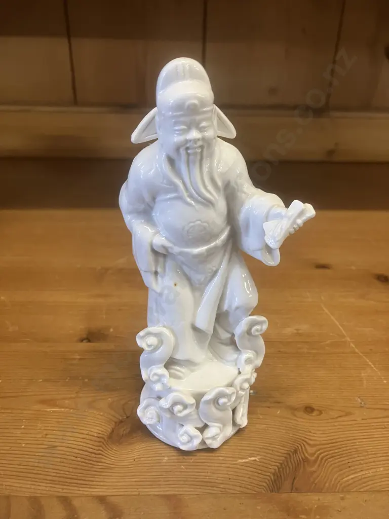 Chinese Blanc De Chine Porcelain Figural Group of the Eight Immortals. H16cm Image 1++