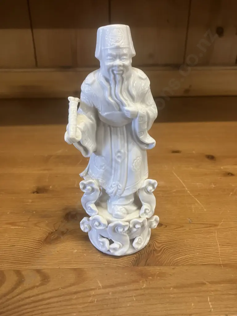 Chinese Blanc De Chine Porcelain Figural Group of the Eight Immortals. H16cm Image 1++