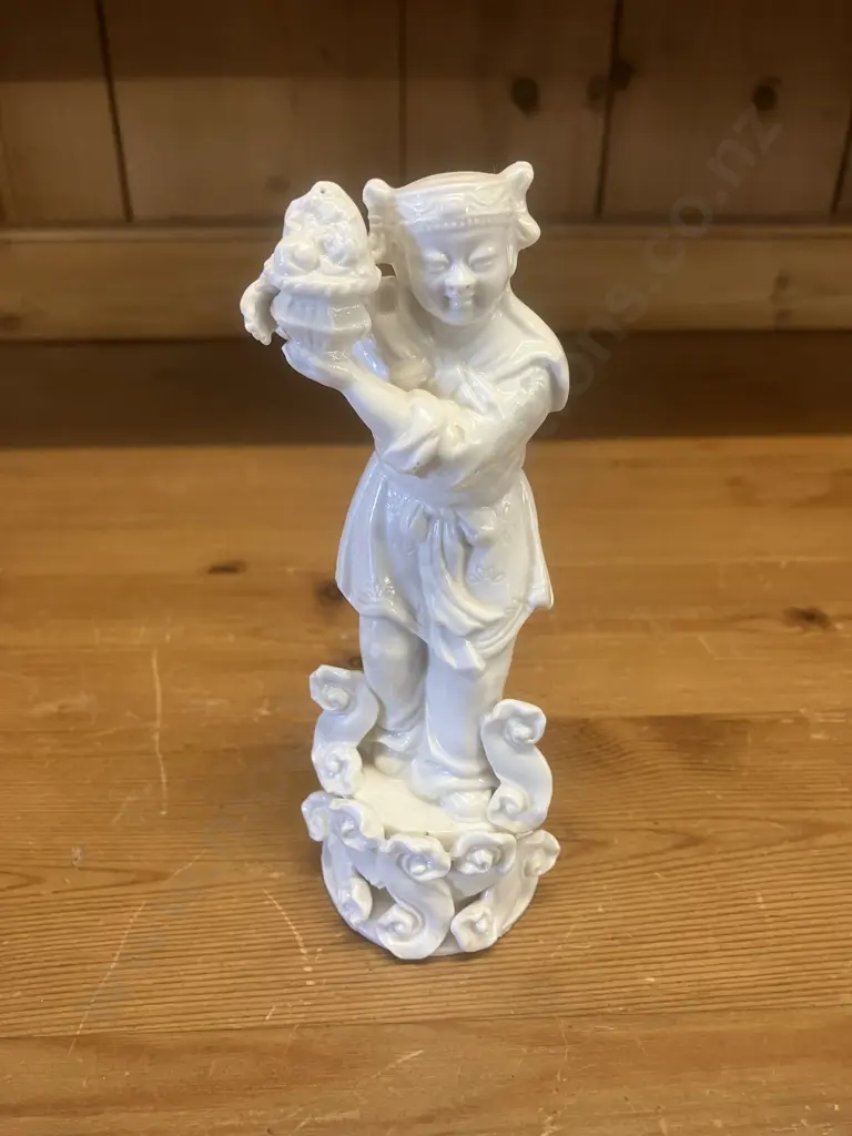 Chinese Blanc De Chine Porcelain Figural Group of the Eight Immortals. H16cm Image 1++