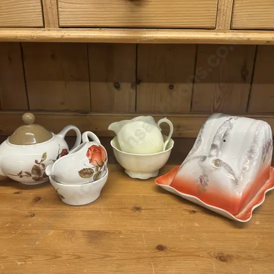 Royal Albert Creamer/Sugar Bowl, Cheese Cover & Under Plate Etc
