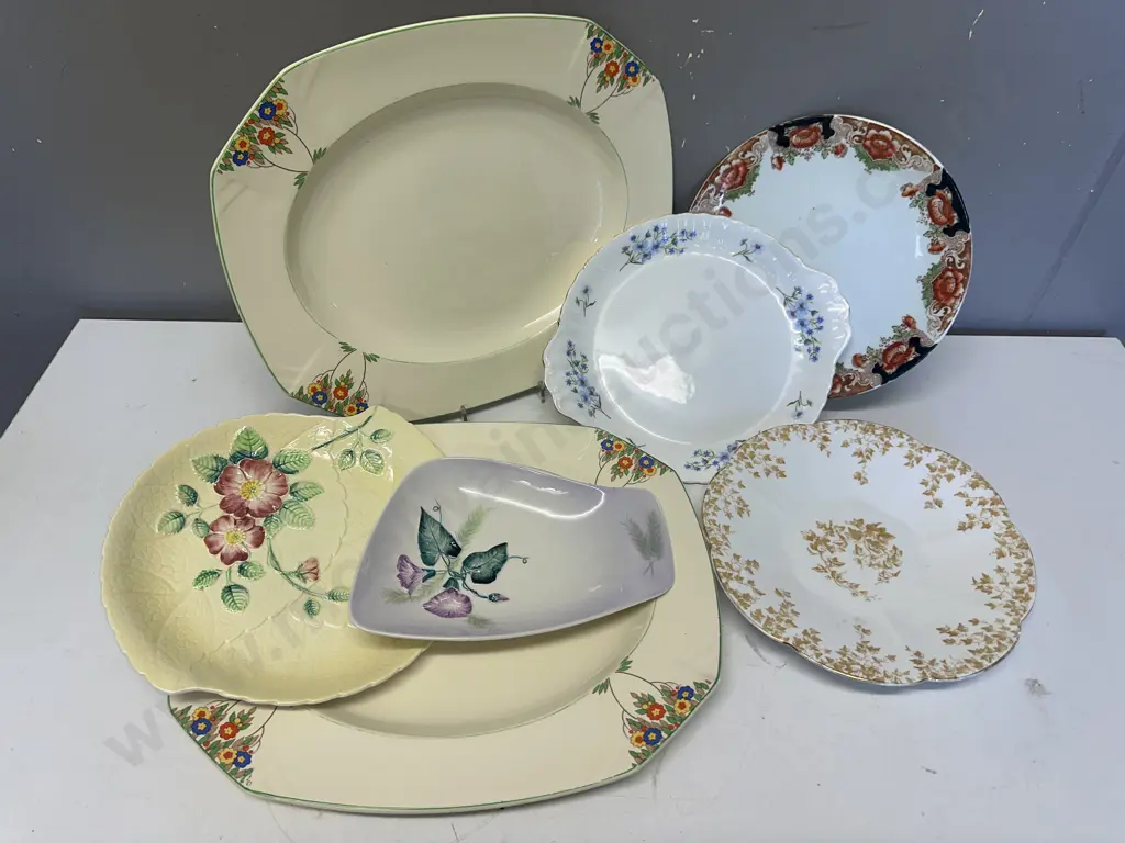 Selection Of Platters Including Alfred Meakin, Carltonware Etc Image 1++