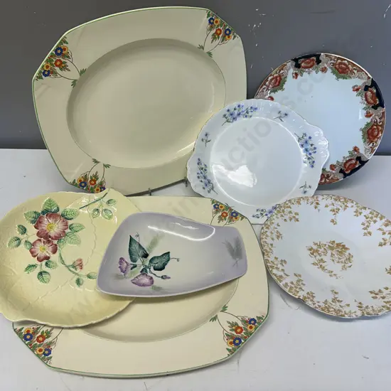 Selection Of Platters Including Alfred Meakin, Carltonware Etc