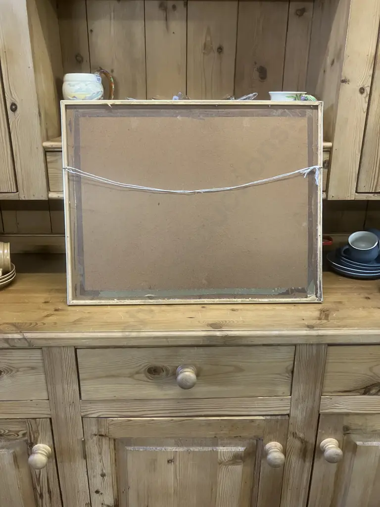 Oil Painting Coastal Scene With Seagulls. 47 x 61cm Image 1++