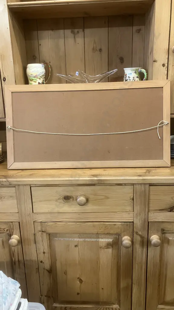 Jesus Christ Prayer On The Mount of Olives Framed Vintage Print. 42 x 81.5cm Image 1++