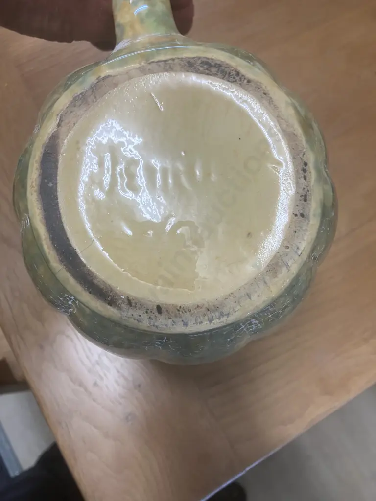 Temuka Ware Pottery Electric Jug,  "Hi.Speed" On Lid, Majolica Type Glaze, Impressed Mark to Base (As Found Condition) Image 1++