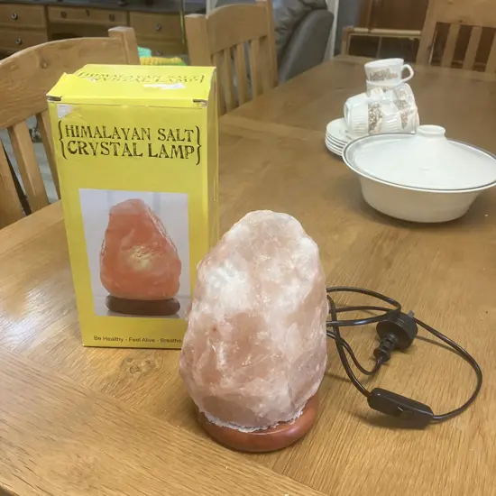 Himalayan Salt Crystal Lamp In Box