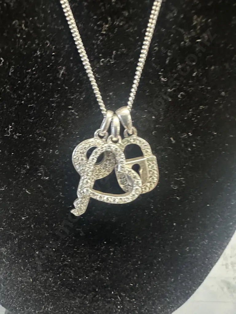 Stamped Sterling Silver Necklace & Pendants Image 1++