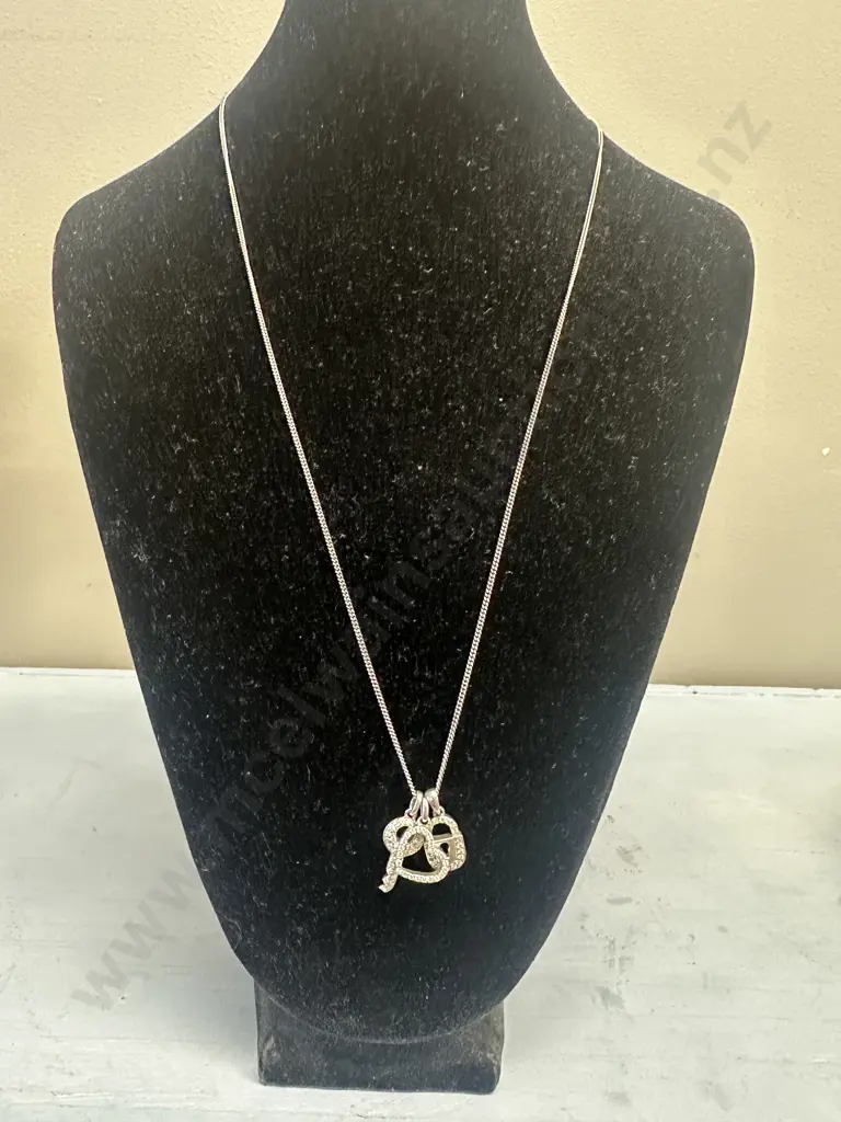 Stamped Sterling Silver Necklace & Pendants Image 1++