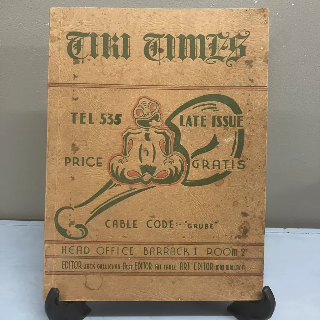 The Tiki Times - Souvenir Booklet of Camp Newspaper for POWs at E535, Milwitz, Upper Silesia, July 1944 to January 1945 Image 1++