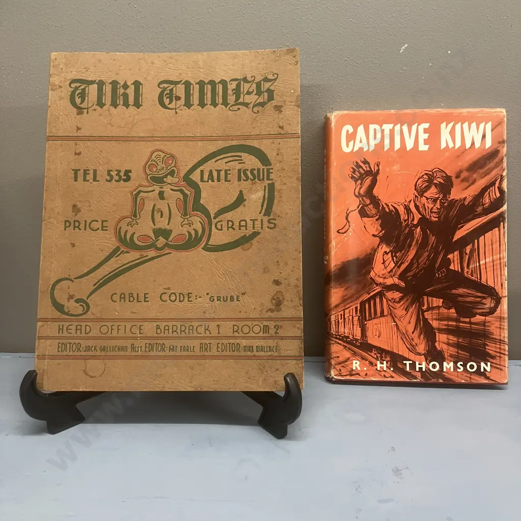 The Tiki Times - Souvenir Booklet of Camp Newspaper for POWs at E535, Milwitz, Upper Silesia, July 1944 to January 1945 Image 1++