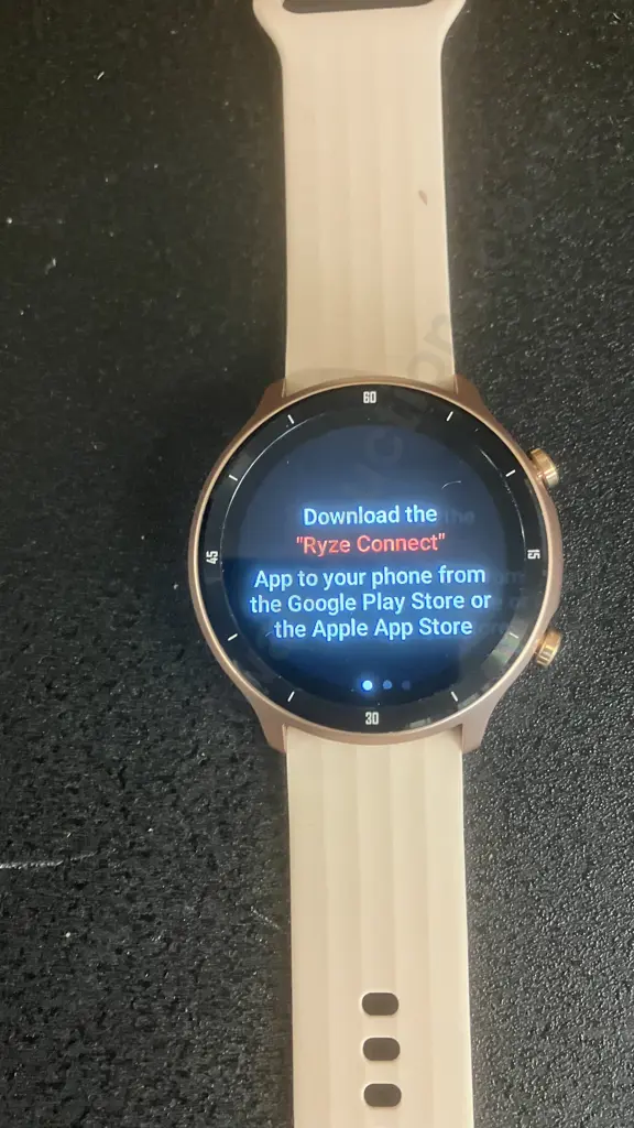 Ryze Flex Fitness & Wellbeing Smart Watch With Charger Model RZ-FLPK Image 1++