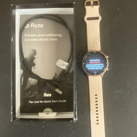 Ryze Flex Fitness & Wellbeing Smart Watch With Charger Model RZ-FLPK