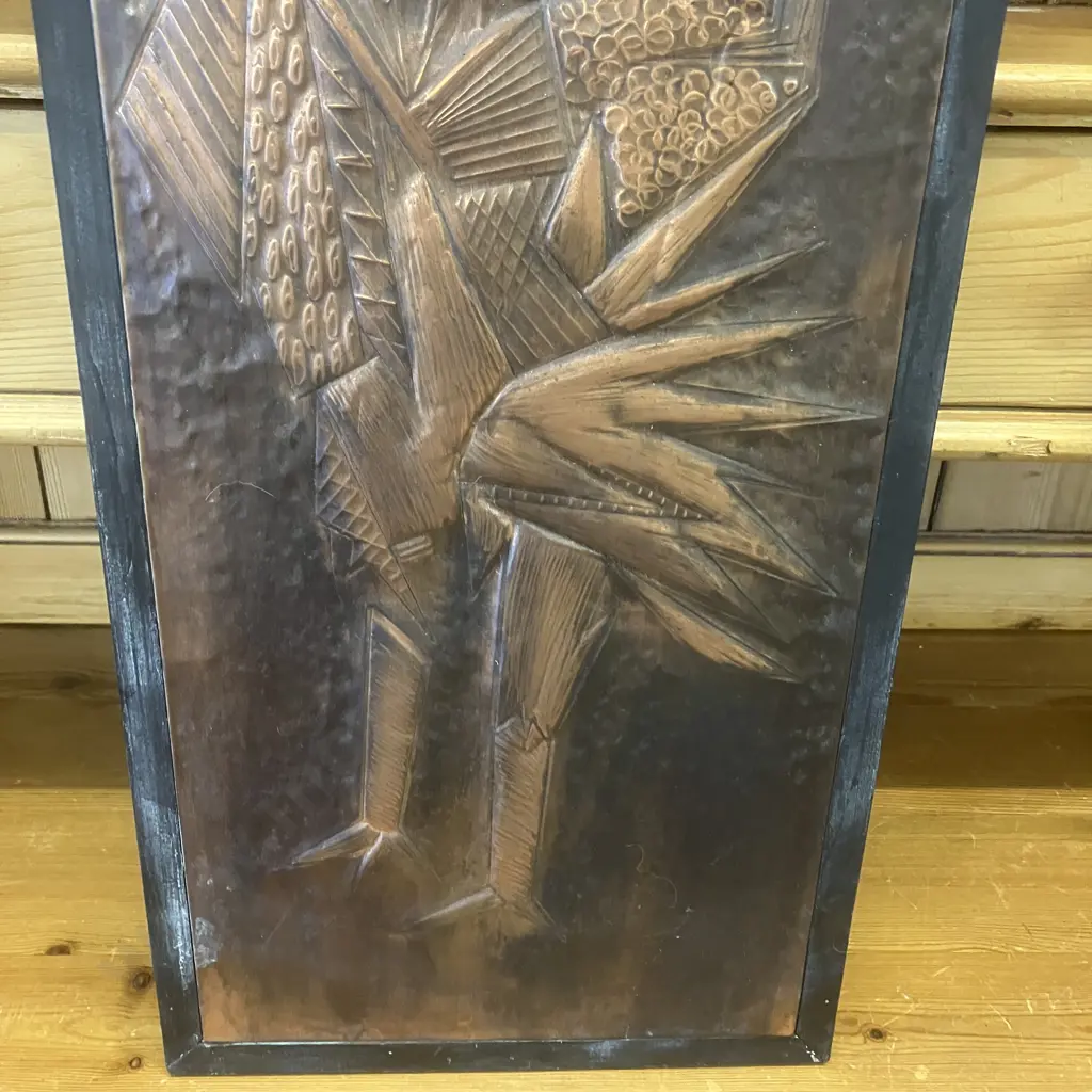 Copper Repouse Wall Picture. 88 x 26cm Image 1++