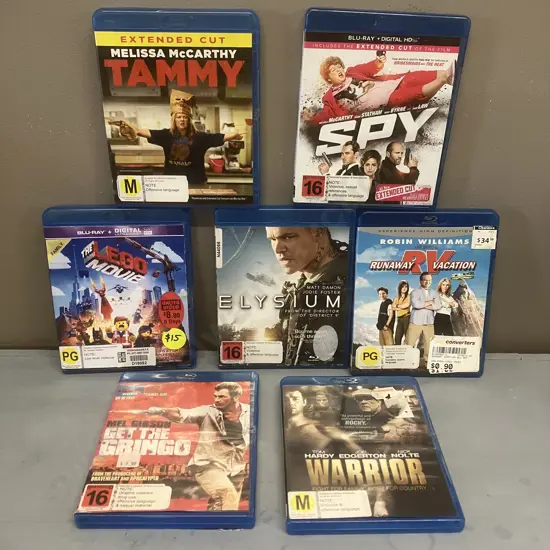 Blu-ray Discs x 7