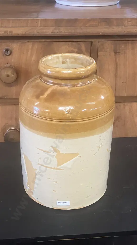 Doulton Lambeth Vintage Large Stoneware Crock. 34 x 22cm Image 1++