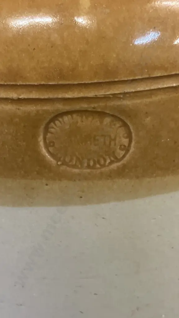 Doulton Lambeth Vintage Large Stoneware Crock. 34 x 22cm Image 1++