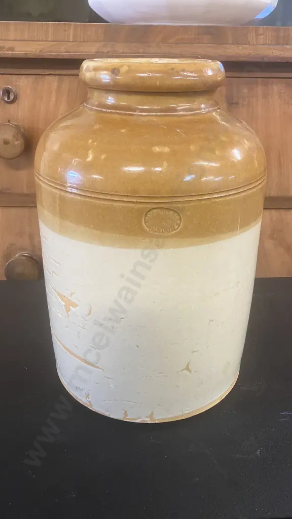 Doulton Lambeth Vintage Large Stoneware Crock. 34 x 22cm Image 1++