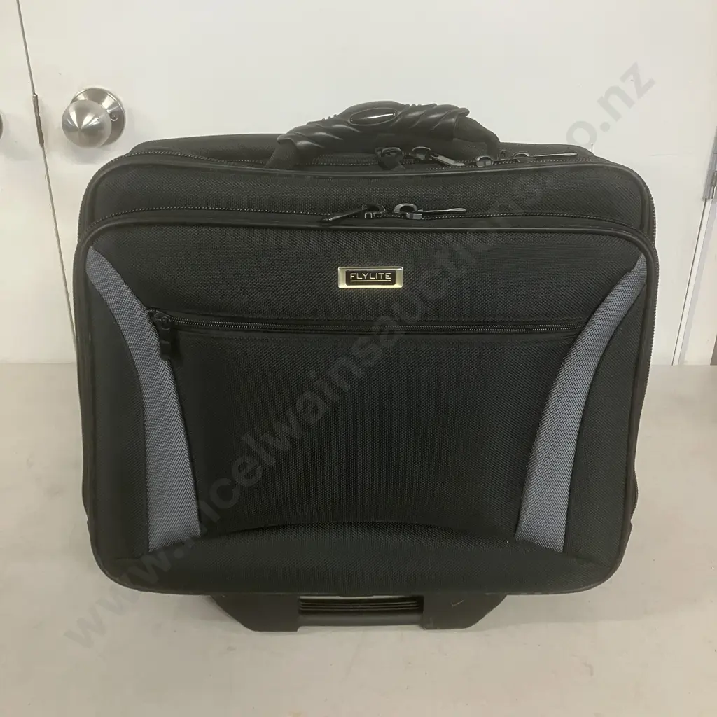 44cm Flylite Laptop Briefcase Carry-On Rolling Case Image 1++