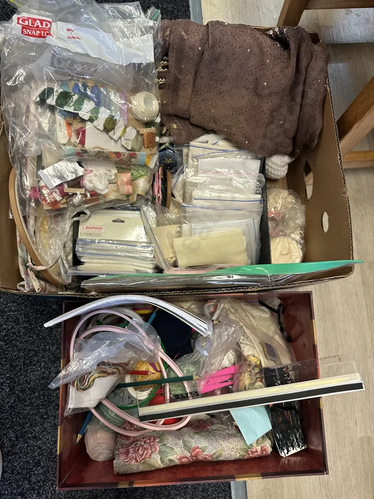 Assorted Haberdashery x2 Boxes Image 1++