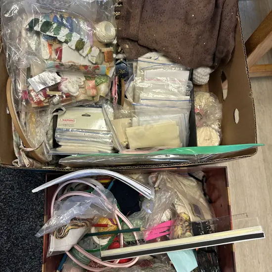 Assorted Haberdashery x2 Boxes