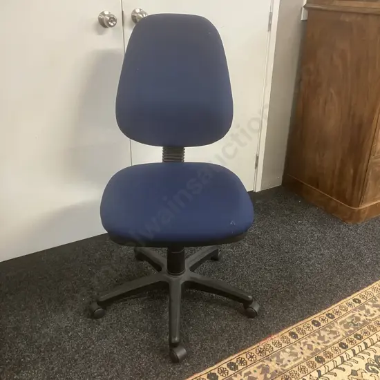 Blue 3 Lever Office Chair