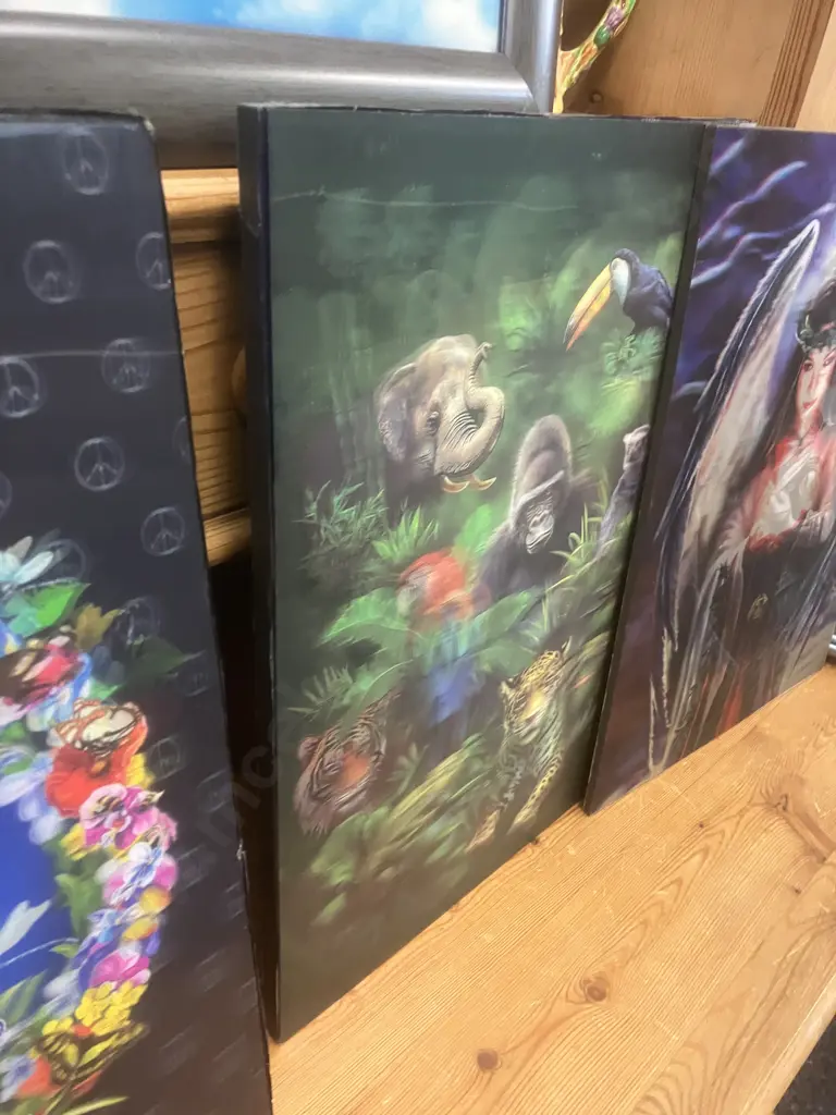 Lot of Five 3D Lenticular Pictures Image 1++