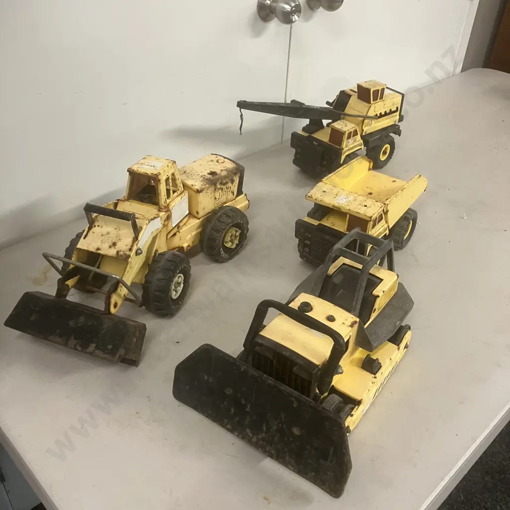 Tonka Pressed Steel Toys x 4 (Vintage Condition) Image 1++