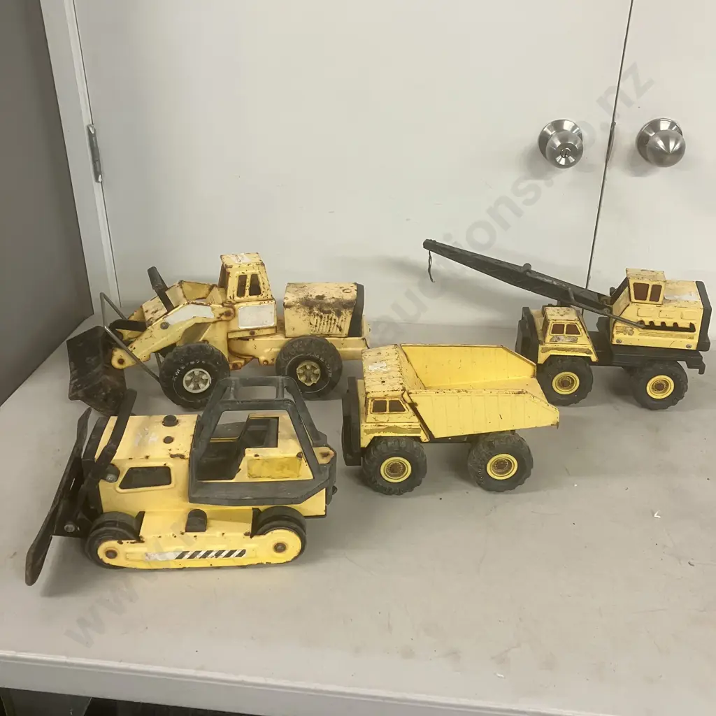 Tonka Pressed Steel Toys x 4 (Vintage Condition) Image 1++