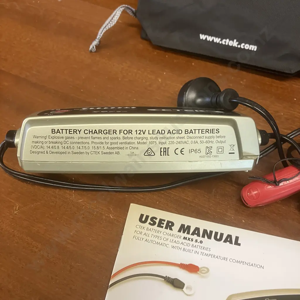 CTEK Battery Charger 12v 5 Amp 8 Stage - MXS5.0 Image 1++