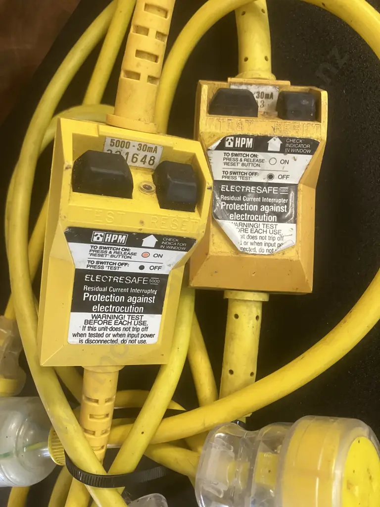 Pair of HPM Electresafe 5000 Residual Current Interrupters Image 1++