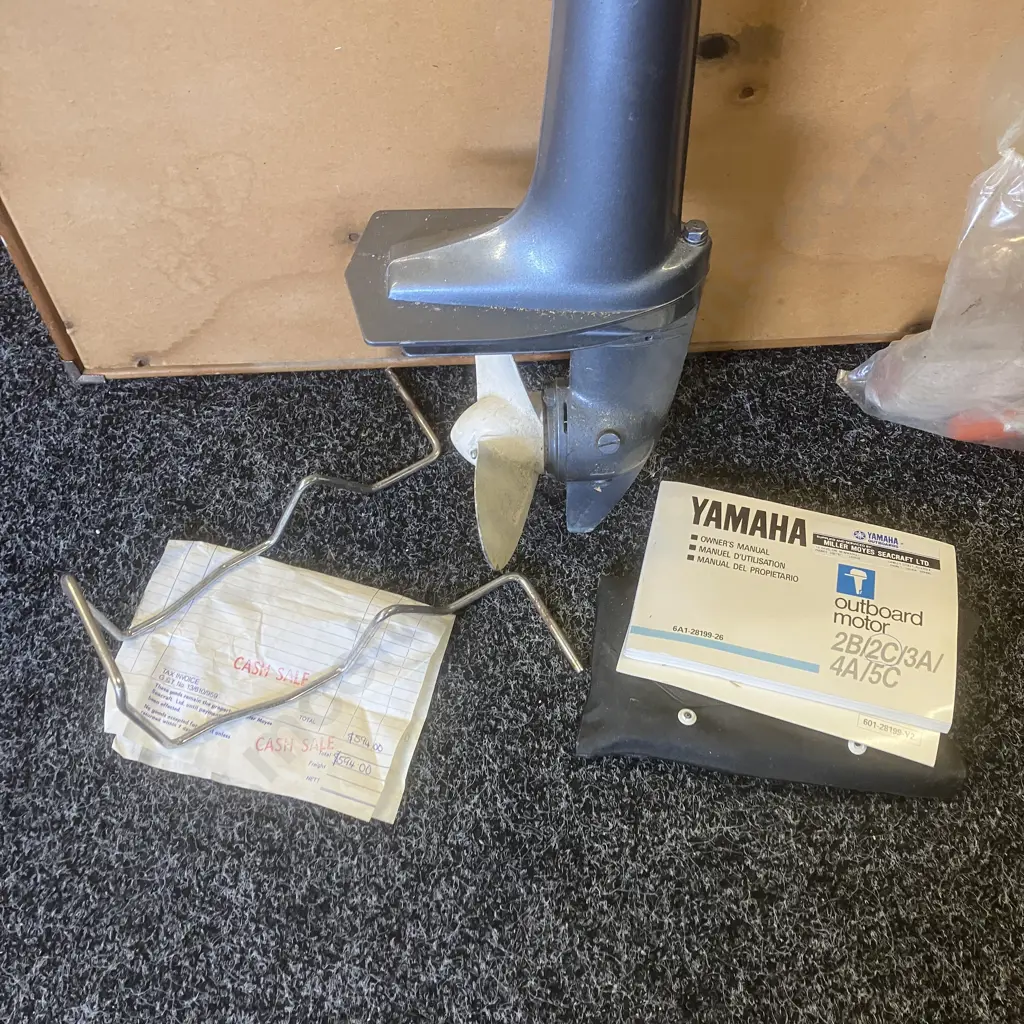 Yamaha 2C Outboard Motor S/N 014789 (20/12/88) With Manual, Tools Etc Image 1++