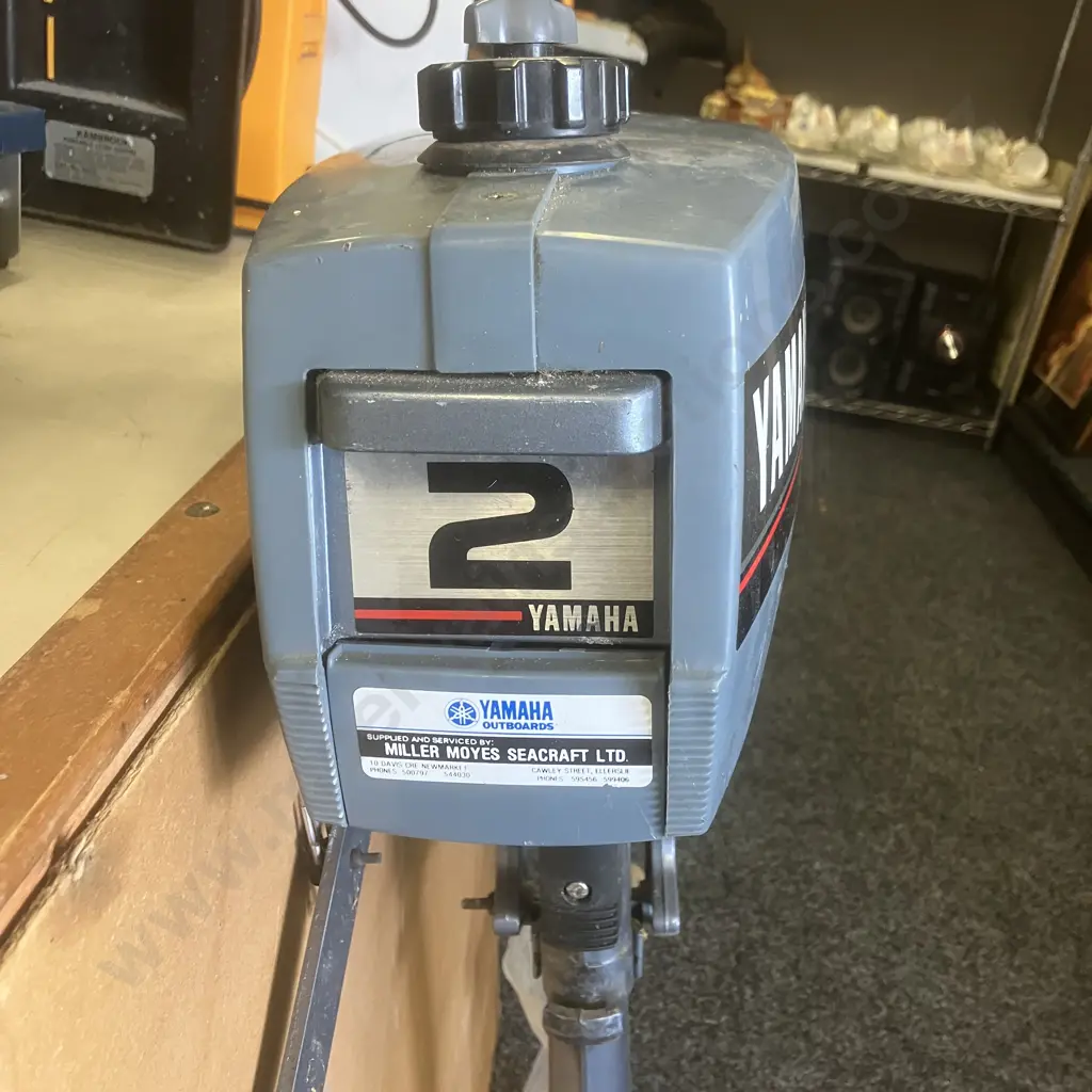 Yamaha 2C Outboard Motor S/N 014789 (20/12/88) With Manual, Tools Etc Image 1++