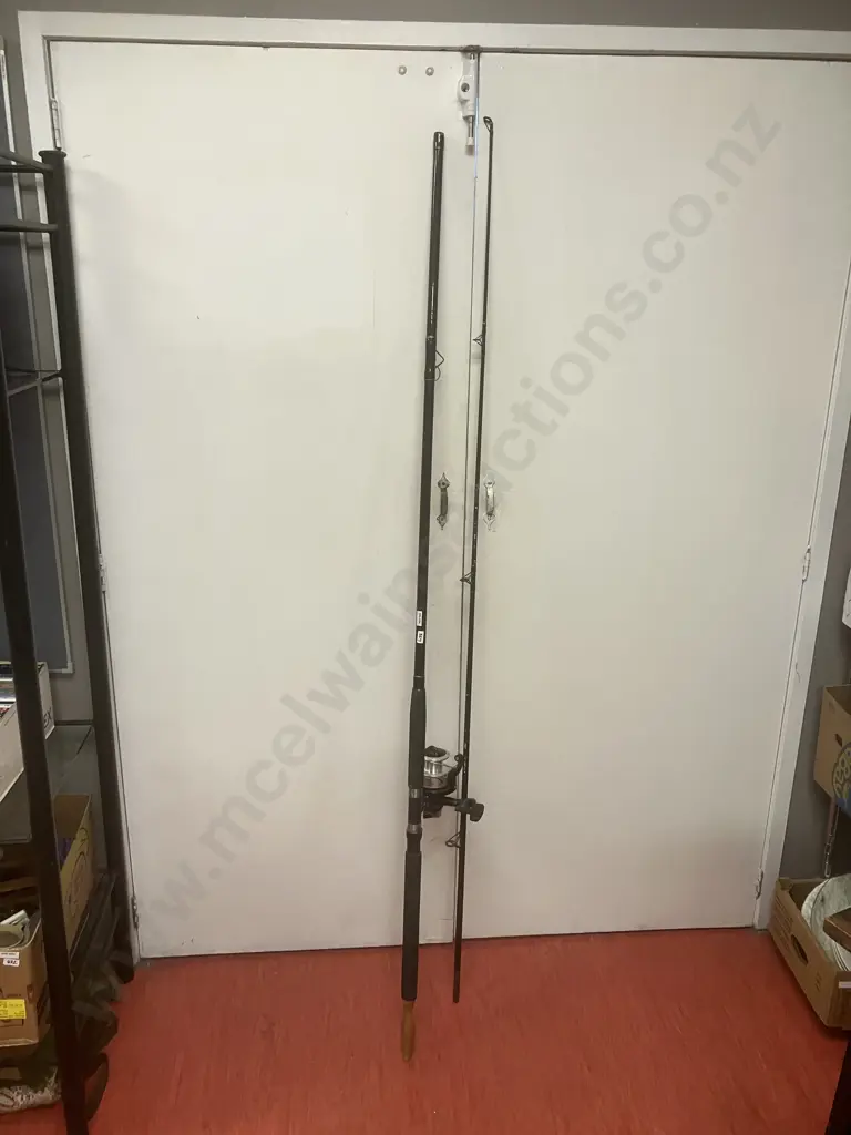 Okuma Fina S5015 Spinning Reel With Matrix Power Stick 12' 2 Piece Surf Rod Image 1++