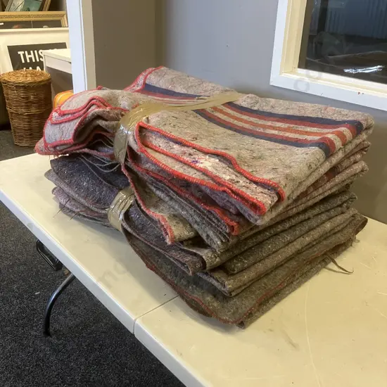 Lot of Ten Furniture Blankets