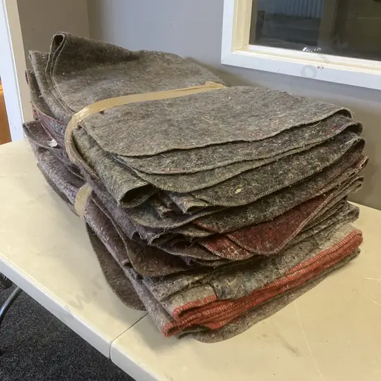 Lot of Ten Furniture Blankets