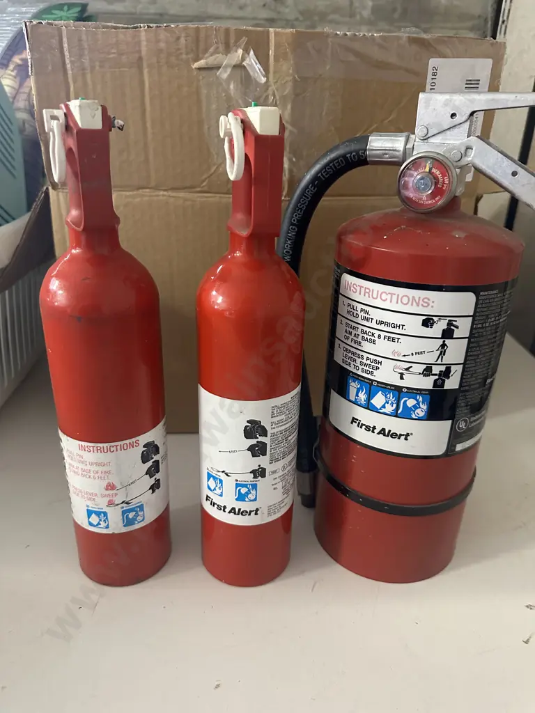 First Alert Fire Extinguishers x 3 Image 1++