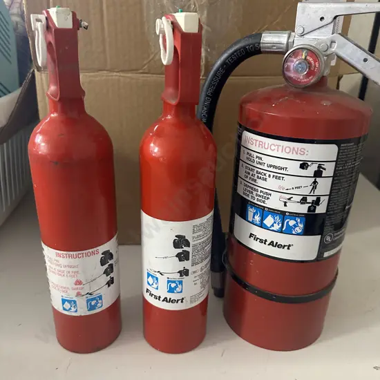 First Alert Fire Extinguishers x 3