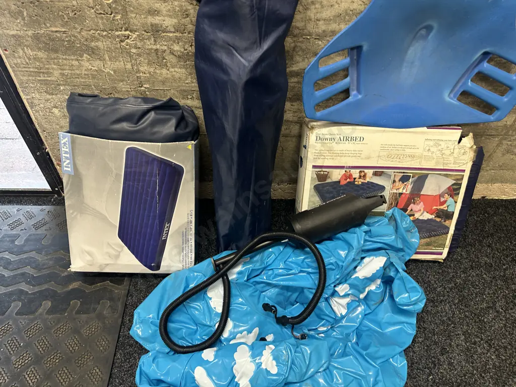 Queen Size Airbeds, Fold Up Chair, Air Pump Etc Image 1++